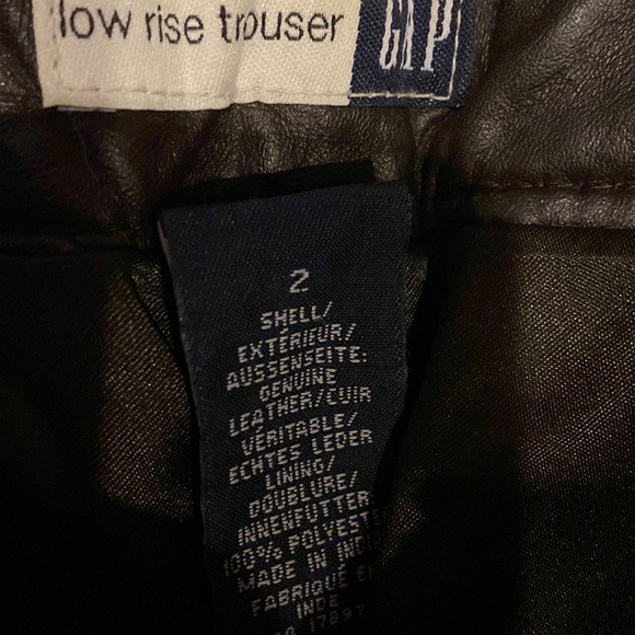 Gap Leather Pants - Vintage - Picture 7 of 7